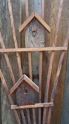 Barn rustic trellis