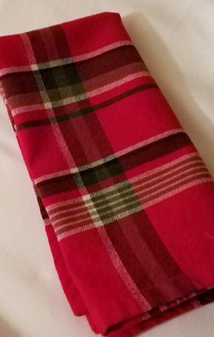 Linen Tartan Plaid Napkin