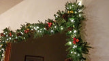 Holiday Decor Premium Lighted Evergreen Garland