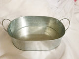 Catering Galvanized oval tray