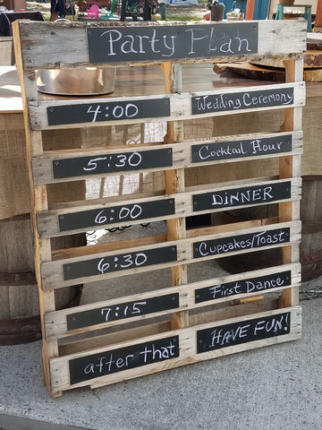 Sign, Wood Pallet Chalkboard