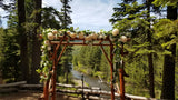 Floral, Silks With Greenery Arbor Decor