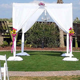 Arbor, Chuppah with Sheer Fabric