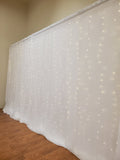 Pipe and Drape White