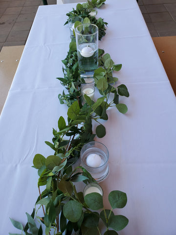 Floral Greenery Silk Stems, Garlands