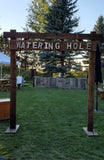 Bar, Western "Watering Hole" sign