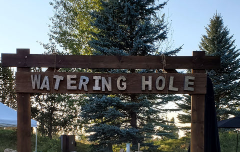 Bar, Western "Watering Hole" sign