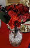 Centerpiece, Red Hydrangea