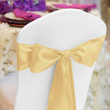 Linen, Satin Chair Sash