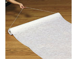 white aisle runner