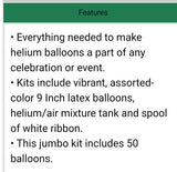 Party Supplies, Helium Tank Balloon Kit