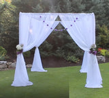 Arbor, Chuppah with Sheer Fabric