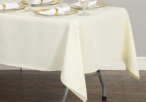 Linen Ivory Rectangle 52" x 114"