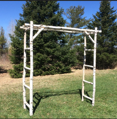 Birch Wedding Arbor