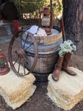 Barrel, Wide Rough Rustic